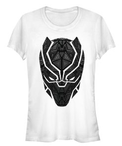 Junior’s Marvel Black Panther Ornate Mask T-Shirt