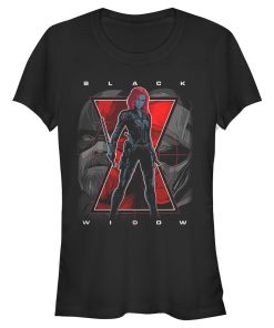 Junior’s Marvel Black Widow Battle Trio T-Shirt
