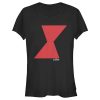 Junior’s Marvel Black Widow Bold Hourglass T-Shirt