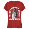 Junior’s Marvel Black Widow Business T-Shirt