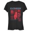 Junior’s Marvel Black Widow Character Panel T-Shirt