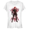 Junior’s Marvel Black Widow Grunge Hourglass T-Shirt