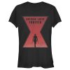 Junior’s Marvel Black Widow Hourglass Nothing Lasts T-Shirt