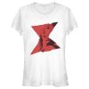 Junior’s Marvel Black Widow Rough Hourglass T-Shirt
