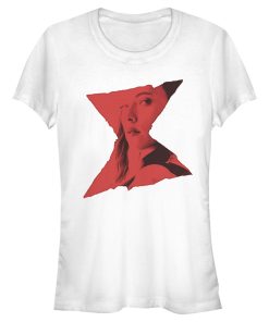 Junior’s Marvel Black Widow Rough Hourglass T-Shirt
