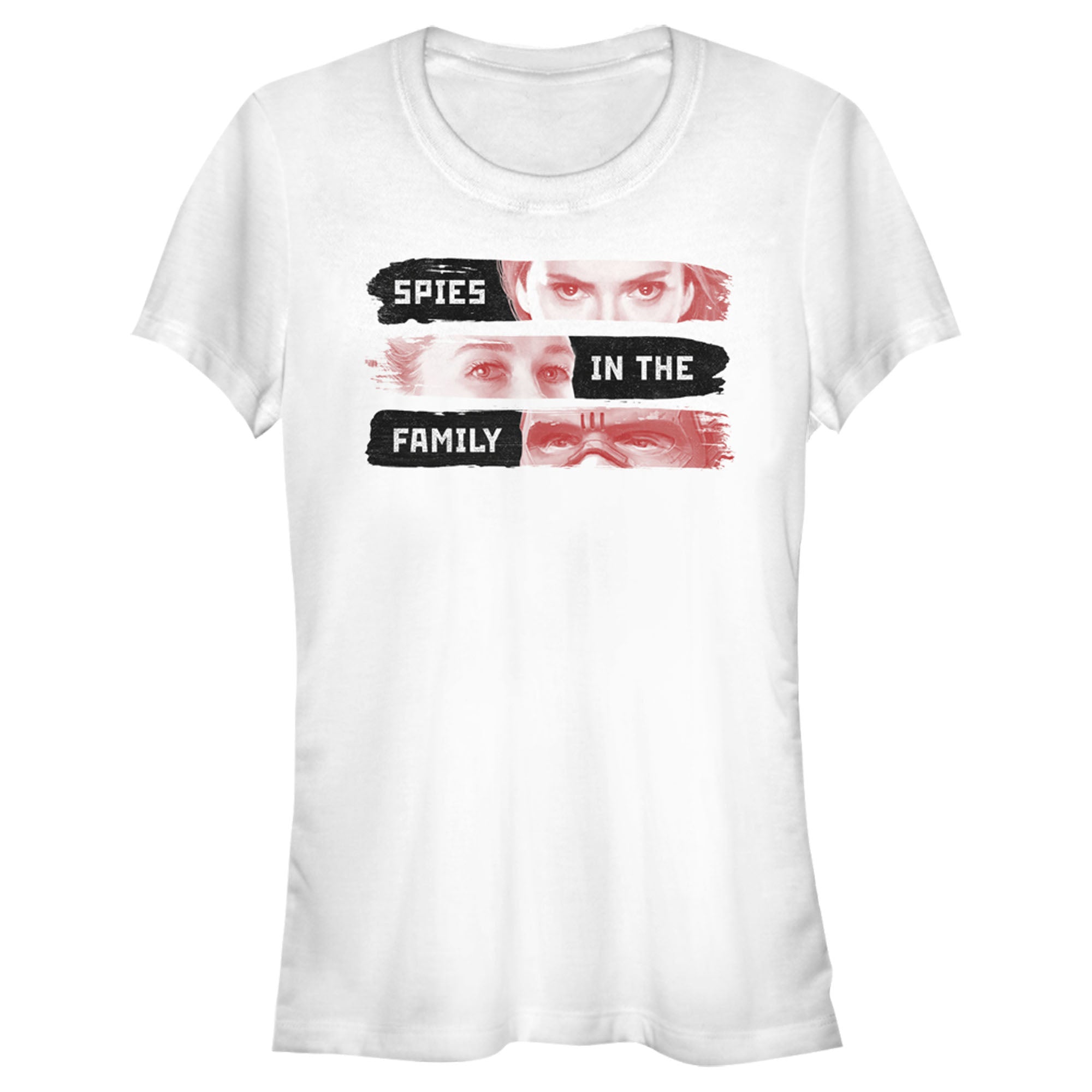 Junior's Marvel Black Widow Spies in the Family T-Shirt Junior's Marvel Black Widow Spies in the Family T-Shirt