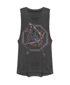Junior’s Marvel Black Widow Taskmaster Target Festival Muscle Tee