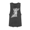 Junior’s Marvel Black Widow Yelena Grunge Festival Muscle Tee