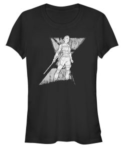 Junior’s Marvel Black Widow Yelena Grunge T-Shirt