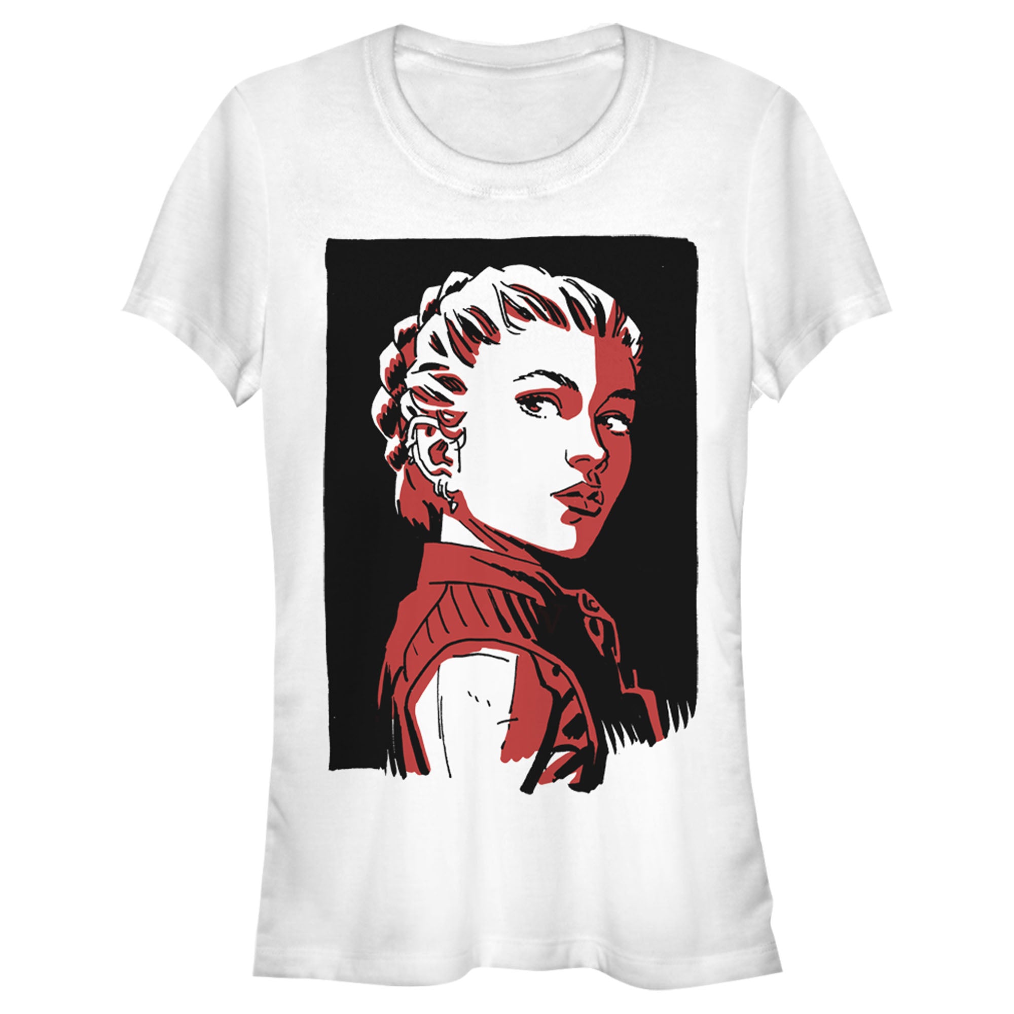 Junior's Marvel Black Widow Yelena Portrait T-Shirt Junior's Marvel Black Widow Yelena Portrait T-Shirt
