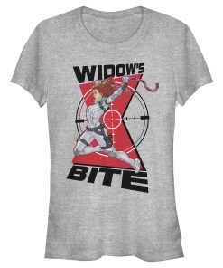 Junior’s Marvel Black Widow in the Crosshairs T-Shirt