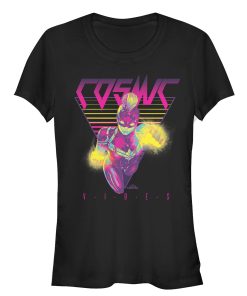 Junior’s Marvel Captain Marvel ’90s Cosmic Vibes T-Shirt