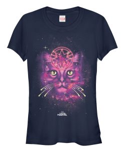 Junior’s Marvel Captain Marvel Cosmic Goose Cat T-Shirt