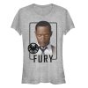 Junior’s Marvel Captain Marvel Fury Frame T-Shirt