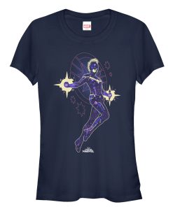 Junior’s Marvel Captain Marvel Galactic Kree Warrior T-Shirt