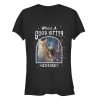 Junior’s Marvel Captain Marvel Good Goose Cat T-Shirt