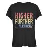 Junior’s Marvel Captain Marvel Higher Further Flerken T-Shirt