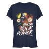 Junior’s Marvel Captain Marvel Know Your Power T-Shirt