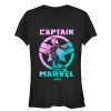 Junior’s Marvel Captain Marvel Kree Rainbow T-Shirt