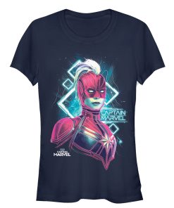 Junior’s Marvel Captain Marvel Kree Warrior T-Shirt