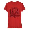 Junior’s Marvel Captain Marvel Marvel Grayscale Higher Quote T-Shirt