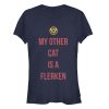 Junior’s Marvel Captain Marvel My Other Cat is a Flerken T-Shirt