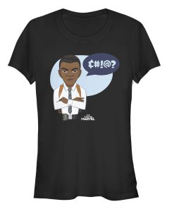 Junior’s Marvel Captain Marvel Nick Fury Speech Bubble T-Shirt