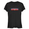 Junior’s Marvel Captain Marvel Pixelated Pager Screen T-Shirt