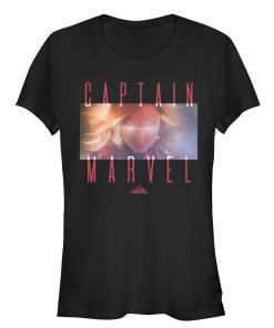 Junior’s Marvel Captain Marvel Power Stare T-Shirt