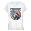Junior’s Marvel Captain Marvel Rainbow Cosmic Vibes T-Shirt