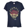 Junior’s Marvel Captain Marvel Retro Fighter Jet Plane T-Shirt