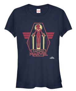 Junior’s Marvel Captain Marvel Retro Take Flight T-Shirt