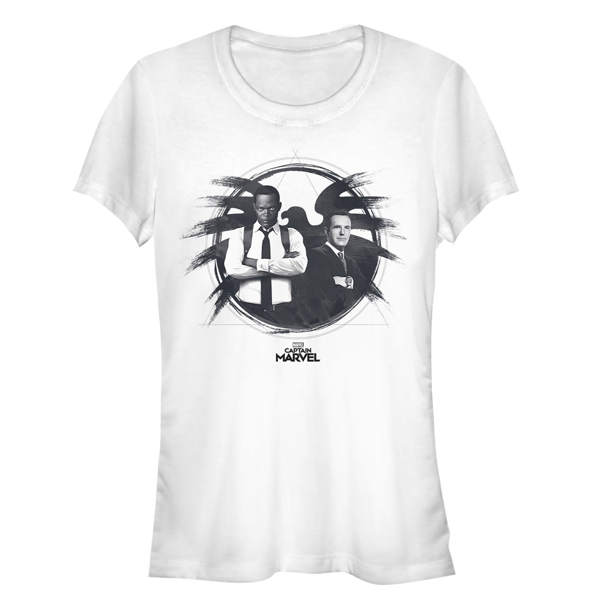 Junior's Marvel Captain Marvel S.H.I.E.L.D Agents T-Shirt Junior's Marvel Captain Marvel S.H.I.E.L.D Agents T-Shirt