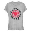 Junior’s Marvel Captain Marvel Star Symbol Circle T-Shirt