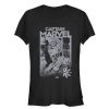 Junior’s Marvel Captain Marvel Vintage Hero T-Shirt