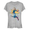 Junior’s Marvel Captain Marvel Vintage Star T-Shirt