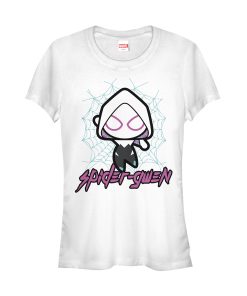 Junior’s Marvel Cartoon Kawaii Spider-Gwen T-Shirt