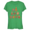 Junior’s Marvel Christmas Gingerbread Cookie Tree T-Shirt