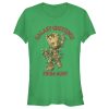 Junior’s Marvel Christmas Groot Galaxy Greetings Aunt T-Shirt