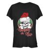 Junior’s Marvel Christmas Guardians of the Galaxy Naughty Rocket T-Shirt