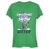 Junior’s Marvel Christmas Hulk Sister Snow T-Shirt