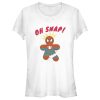 Junior’s Marvel Christmas Spider-Man Snap Gingerbread Cookie T-Shirt