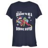 Junior’s Marvel Christmas Spider-Woman Heroic Sister T-Shirt