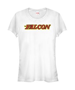 Junior’s Marvel Classic Falcon Title T-Shirt