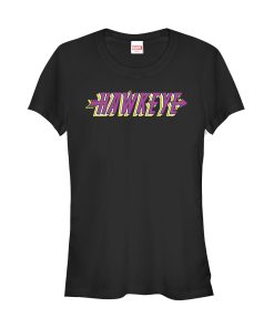 Junior’s Marvel Classic Hawkeye Title T-Shirt