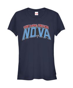 Junior’s Marvel Classic Nova Title T-Shirt