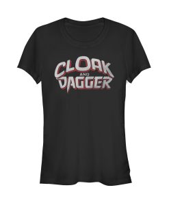 Junior’s Marvel Cloak and Dagger Logo T-Shirt