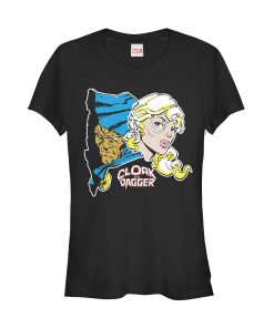 Junior’s Marvel Cloak and Dagger Portrait T-Shirt