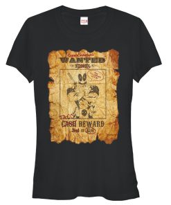 Junior’s Marvel Deadpool Wanted Poster T-Shirt