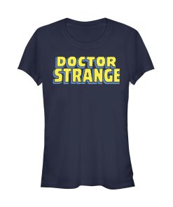 Junior’s Marvel Doctor Strange Bold Logo T-Shirt